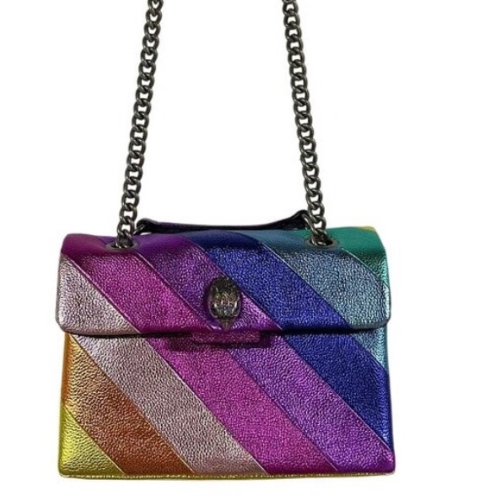 Kurt Geiger rainbow collection flap shoulder bag